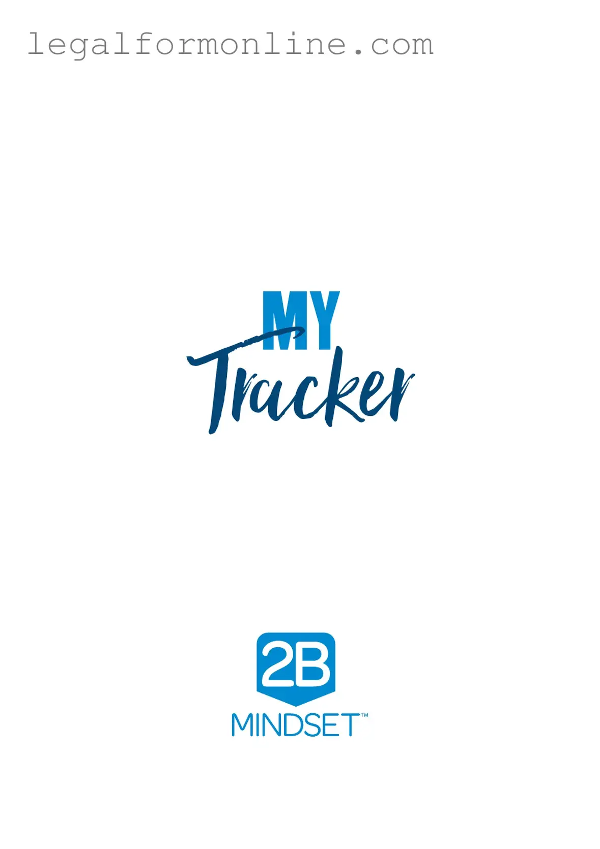 2B Mindset Tracker Template in PDF