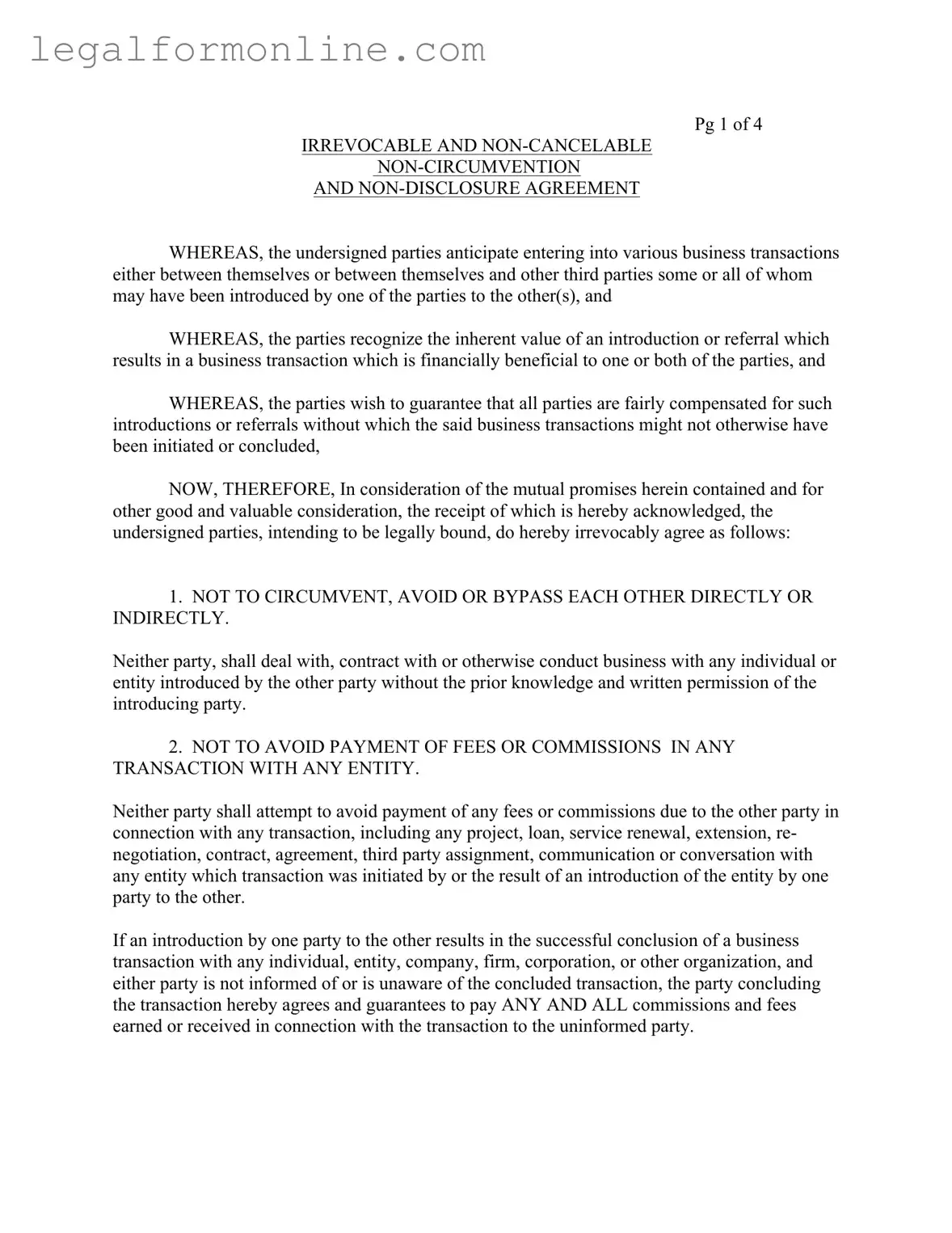 Ncnd Template in PDF