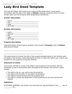 Attorney-Approved Lady Bird Deed Template