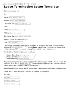 Attorney-Approved Lease Termination Letter Template
