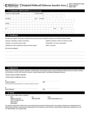 Melaleuca Cancellation Template in PDF