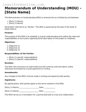 Attorney-Approved Memorandum of Understanding Template
