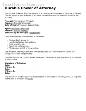 Attorney-Approved Power of Attorney Template
