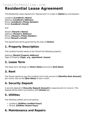 Attorney-Approved Lease Agreement Template