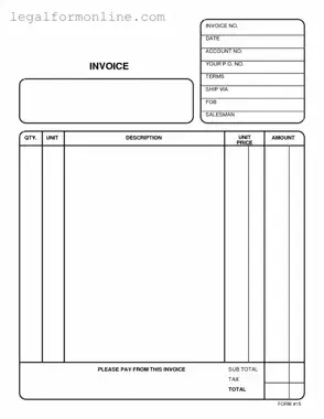 Free And Invoice Pdf Template in PDF